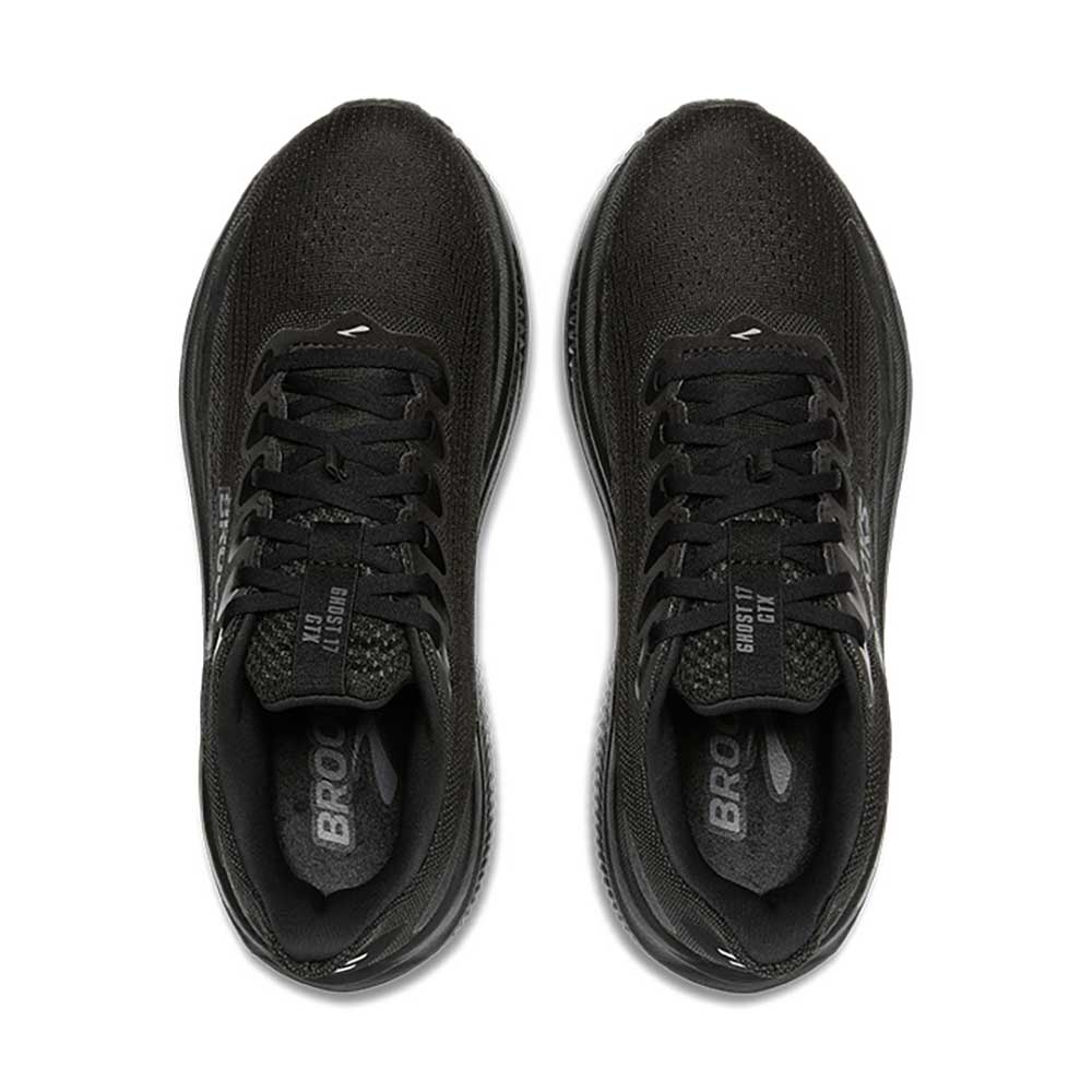 Women's Ghost 17 GTX Running Shoe - Black/Black/Ebony - Regular (B)
