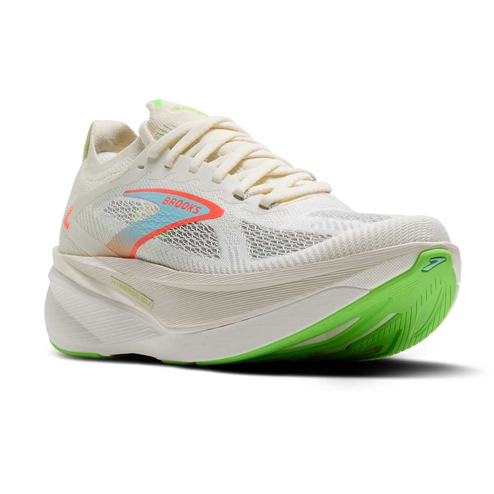 Women's Hyperion Max 3 Running Shoe - Coconut/Green Gecko/Pink Clay - Regular (B)