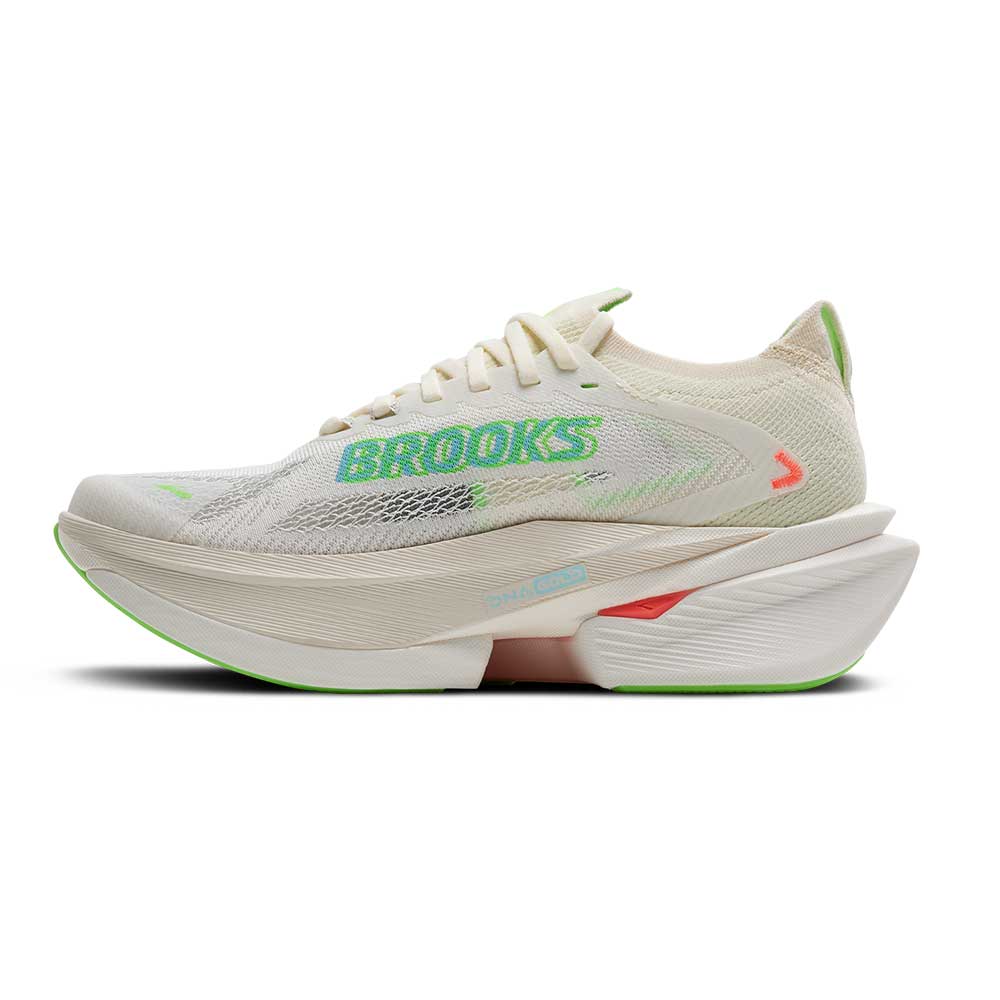Women's Hyperion Max 3 Running Shoe - Coconut/Green Gecko/Pink Clay - Regular (B)