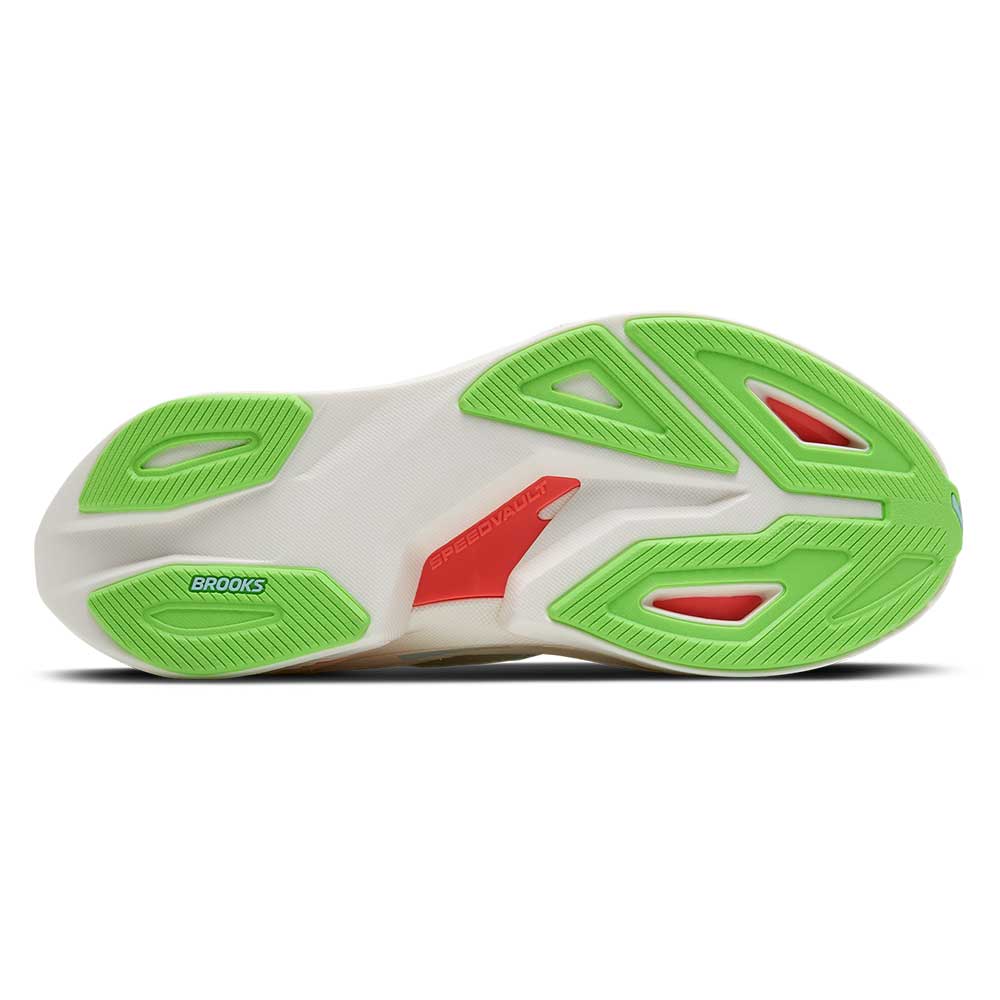 Women's Hyperion Max 3 Running Shoe - Coconut/Green Gecko/Pink Clay - Regular (B)