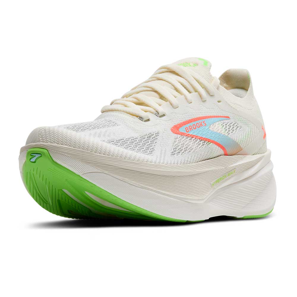 Women's Hyperion Max 3 Running Shoe - Coconut/Green Gecko/Pink Clay - Regular (B)