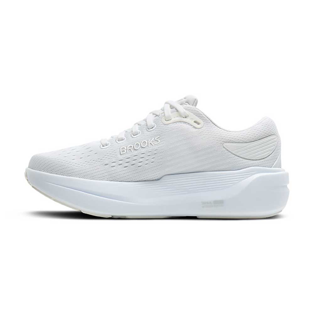 Women's Ghost Max 3 Running Shoe - White/White - Wide (D)