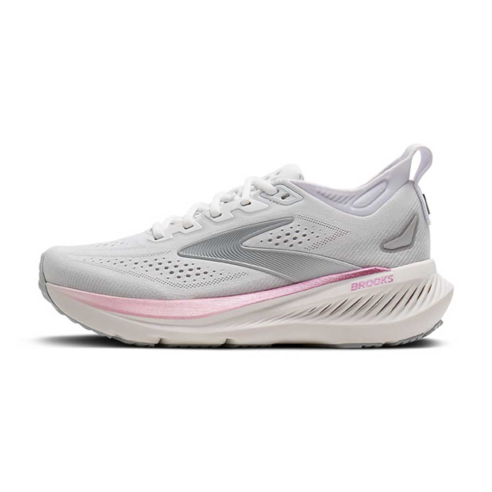 Women's Glycerin 23  - White/Harbor Mist/Metallic - Wide (D)
