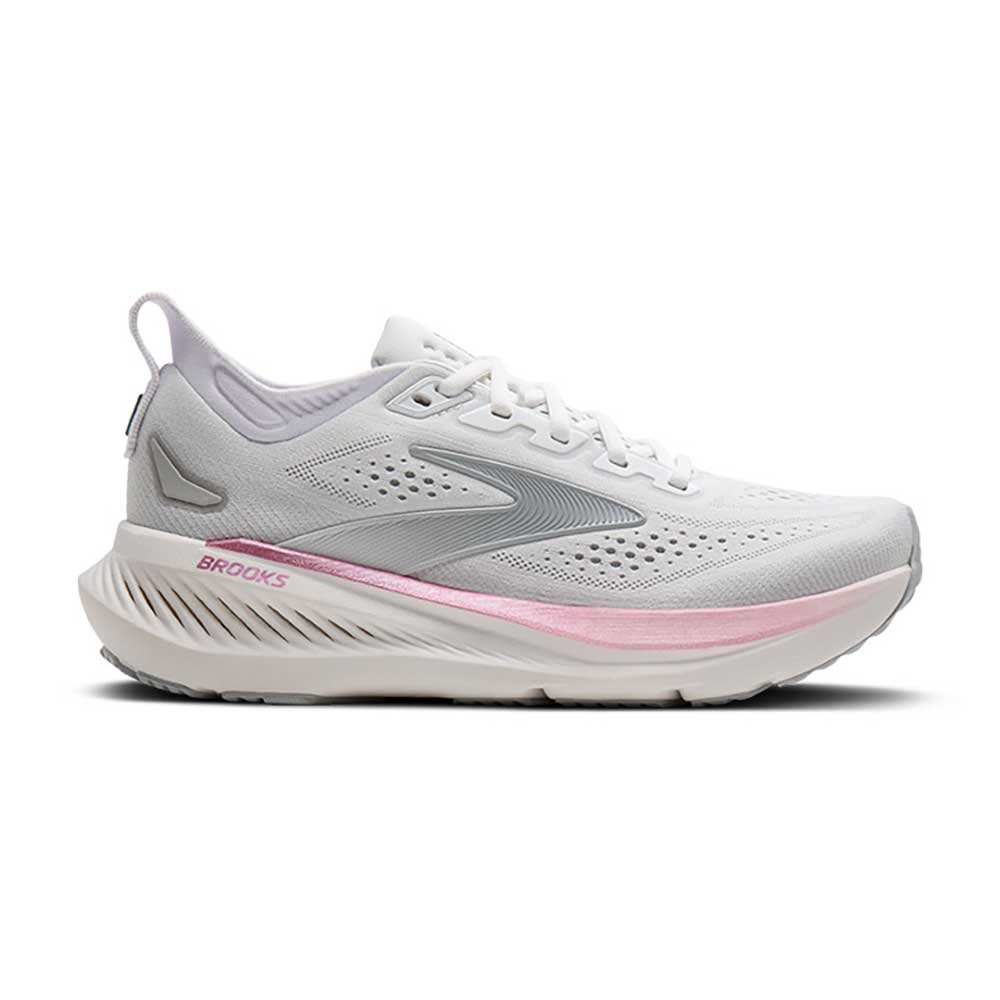 Women's Glycerin 23  - White/Harbor Mist/Metallic - Wide (D)