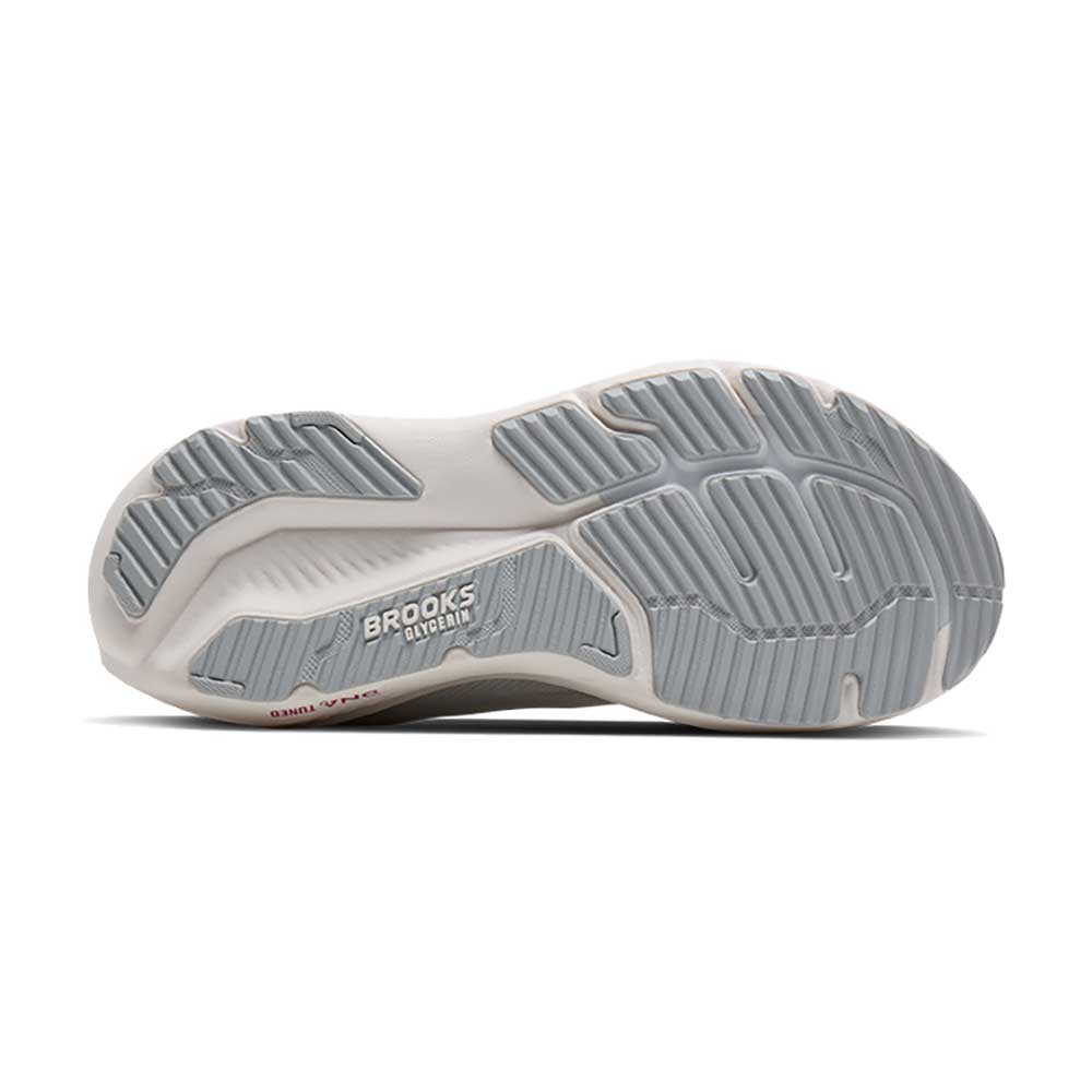 Women's Glycerin 23  - White/Harbor Mist/Metallic - Wide (D)