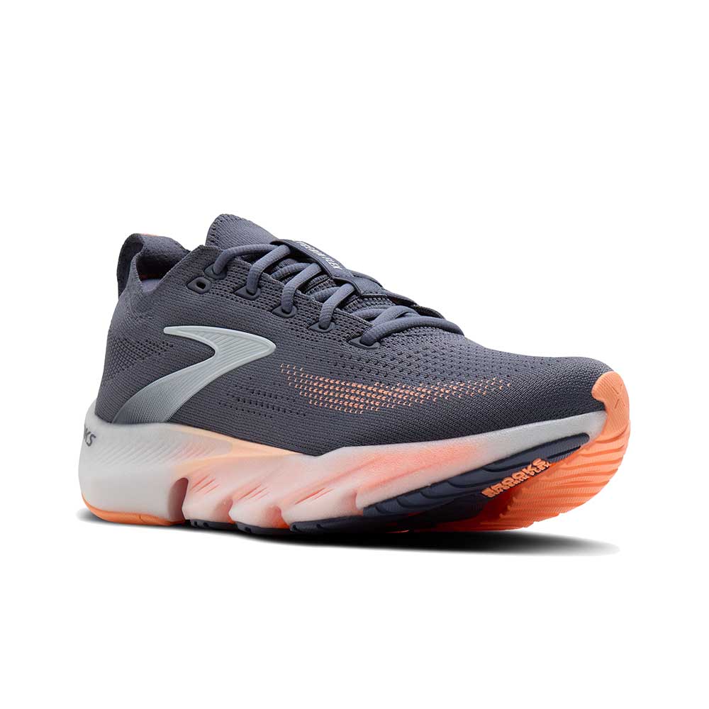 Women's Glycerin Flex Running Shoe - Grey/Peach/Orange - Regular (B)