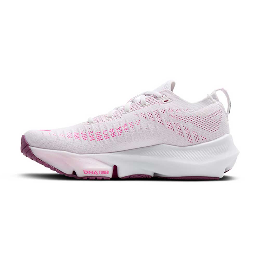 Women's Glycerin Flex Running Shoe - White/Cyber Pink/Argyle  - Regular (B)