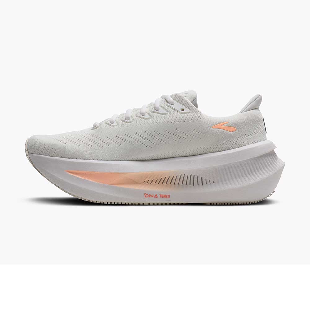 Women's Glycerin Max 2 Running Shoe - White/Coral/Peach - Regular (B)