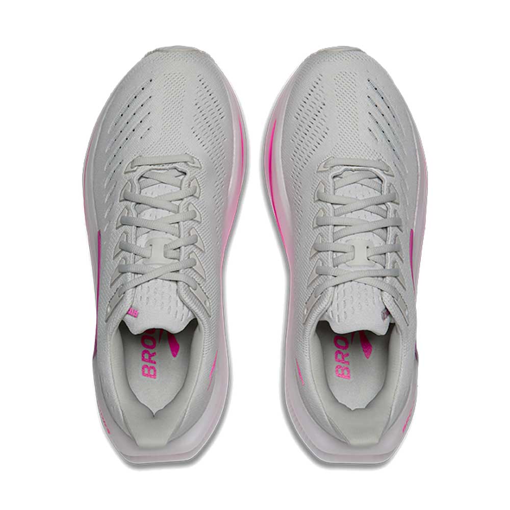 Women's Glycerin Max 2 Running Shoe - Oyster/Argyle/Cyber Pink - Regular (B)
