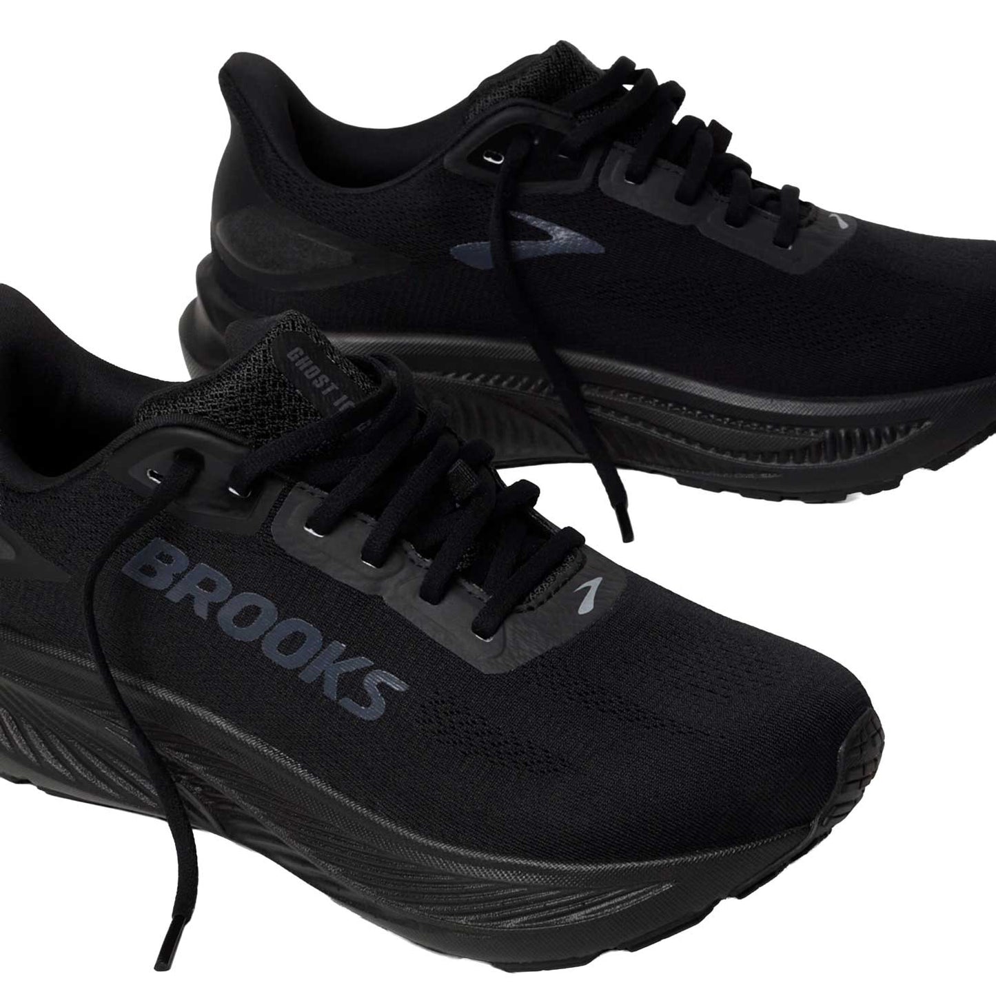 Women's Ghost 18 GTX Running Shoe - Black/Black/Ebony - Regular (B)