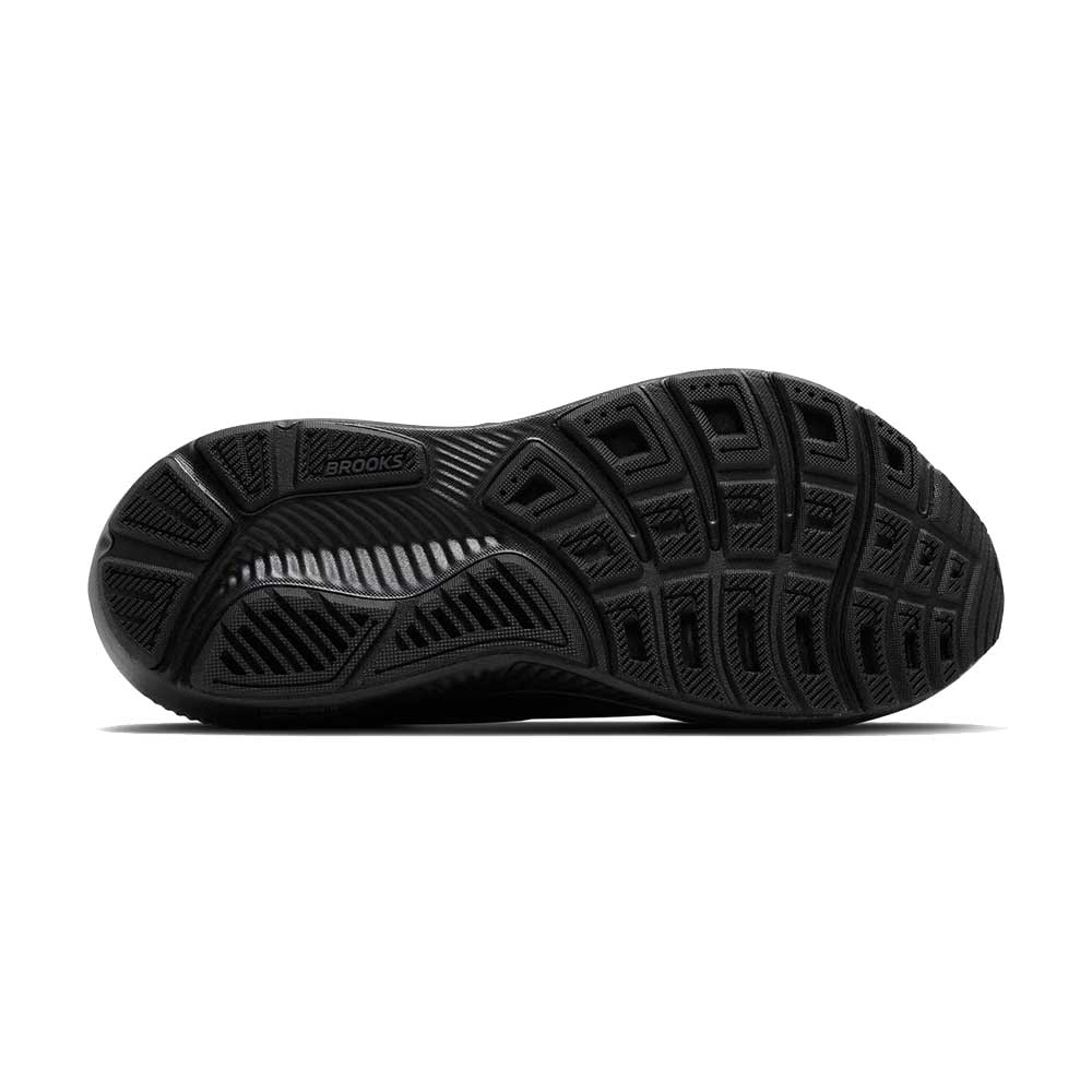 Women's Ghost 18 Running Shoe - Black/Black/Ebony - Wide (D)