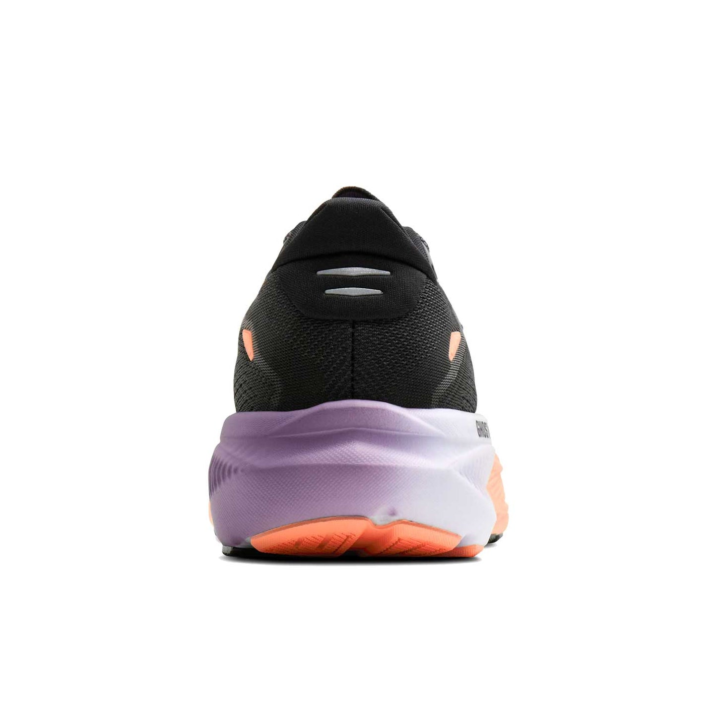 Women's Ghost 18 Running Shoe - Black/Mulled Grape/Peach - Regular (B)