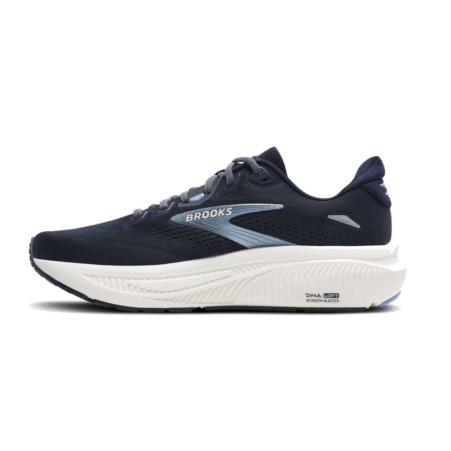 Women's Ghost 18 Running Shoe - Navy/Rain Washed/Coconut - Regular (B)