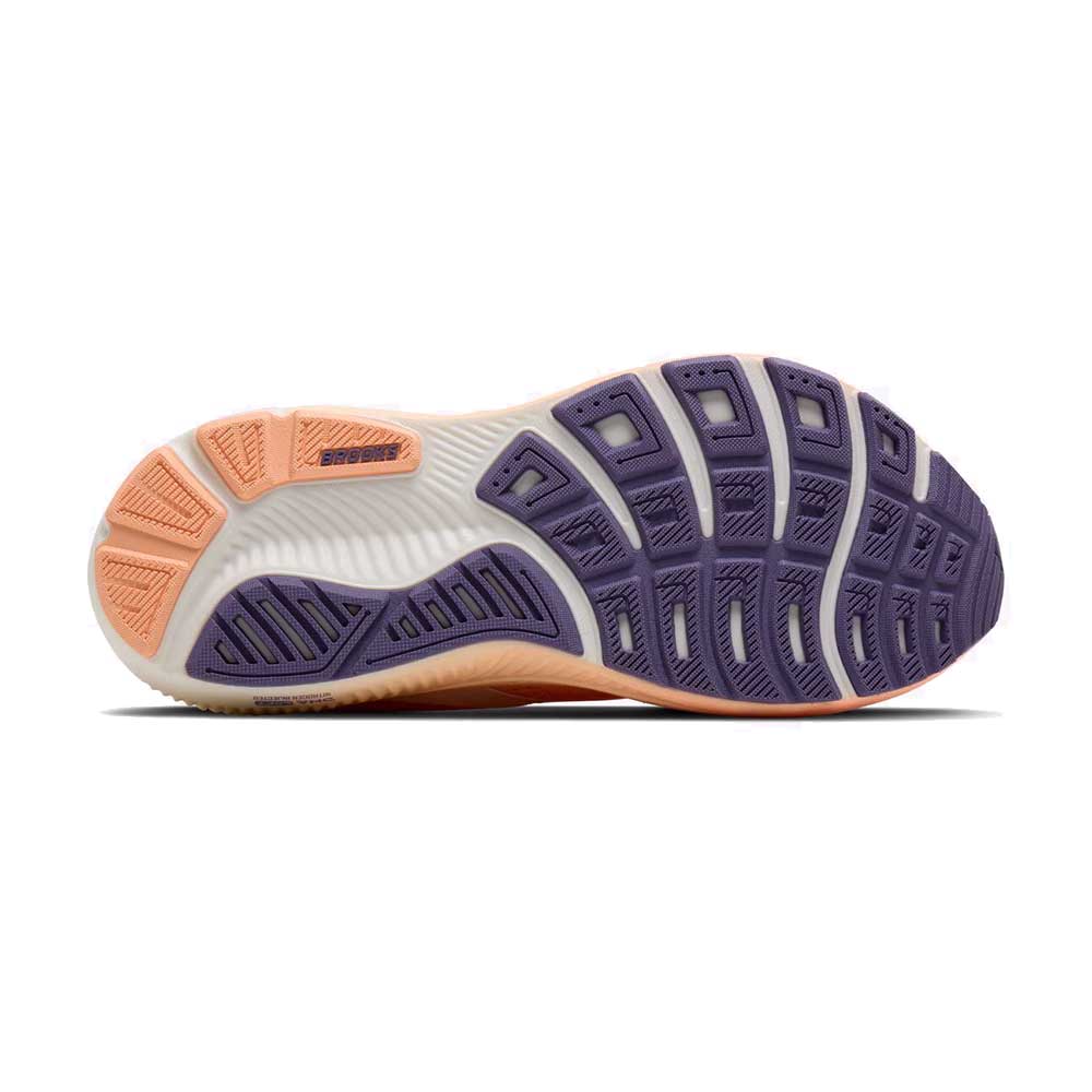 Women's Ghost 18 Running Shoe - Peach/Grape/Coconut - Regular (B)