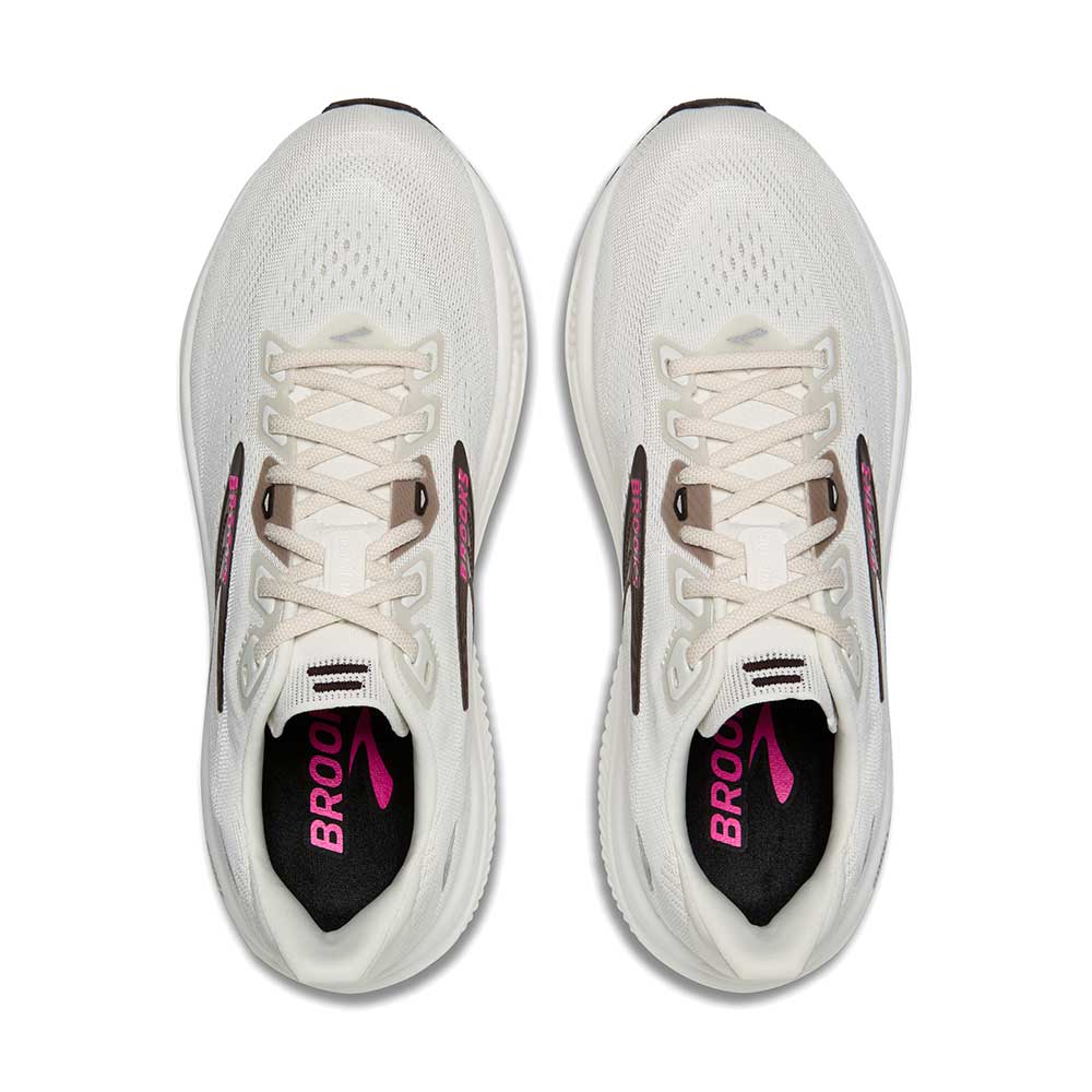 Women's Ghost 18 Running Shoe - Coconut/Coffee/Fuchsia - Regular (B)