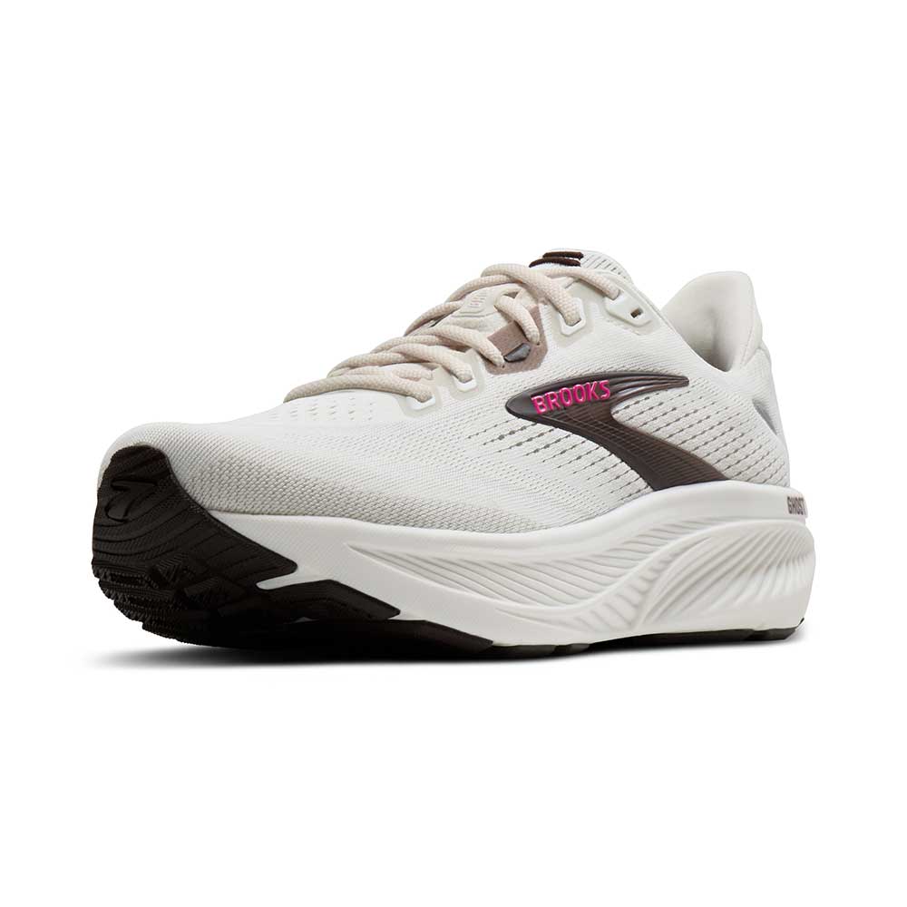 Women's Ghost 18 Running Shoe - Coconut/Coffee/Fuchsia - Regular (B)