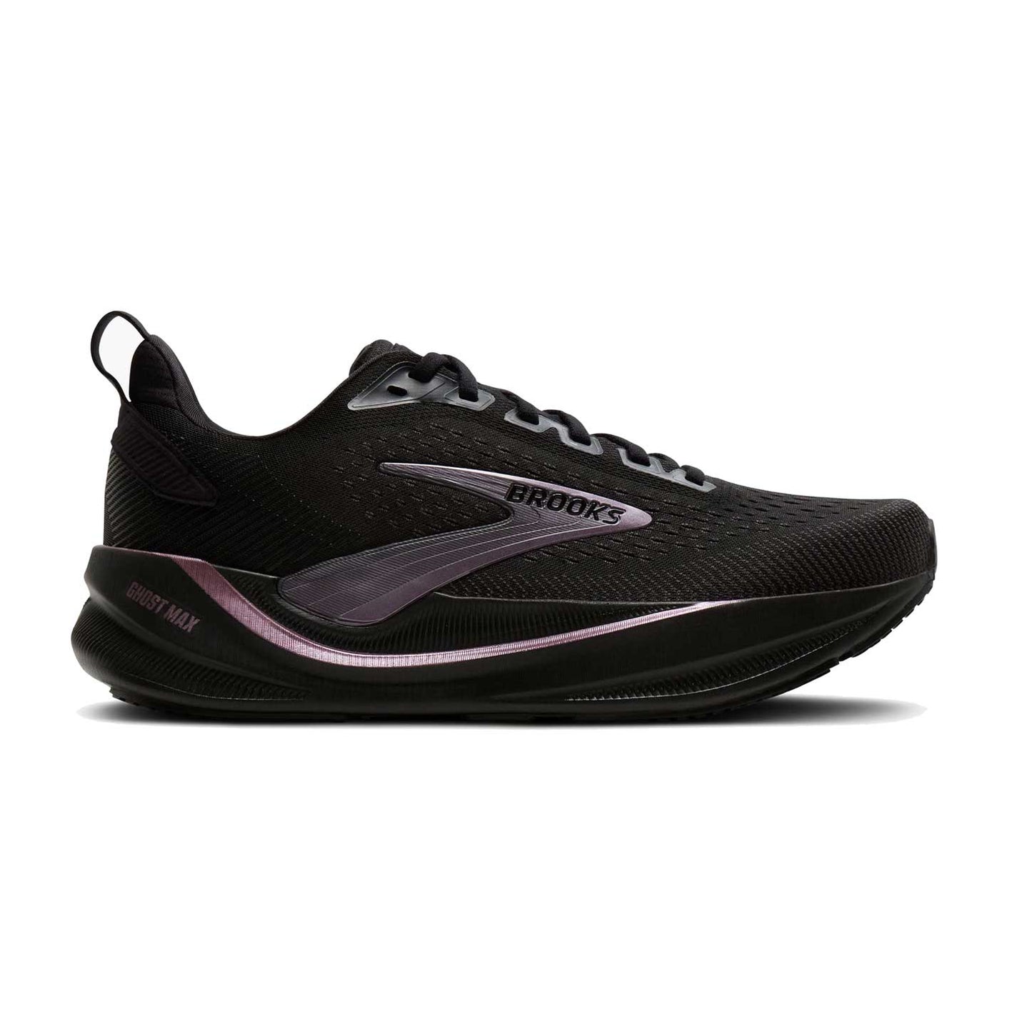 Women's Ghost Max 4 Running Shoe - Black/Black/Rose Gold - Regular (B)