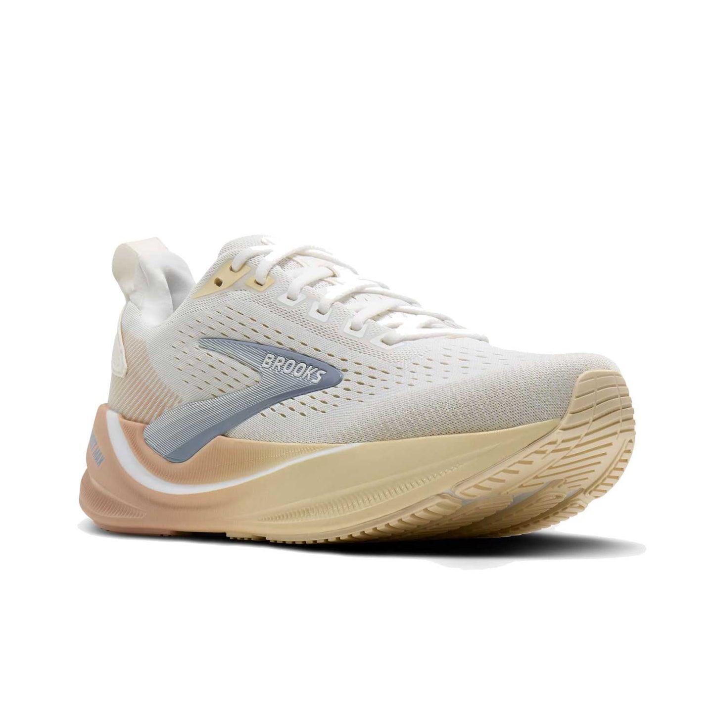 Women's Ghost Max 4 Running Shoe - White/Rose/Rutabaga - Regular (B)