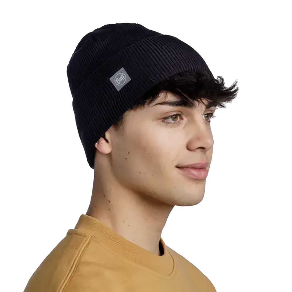 CrossKnit Beanie - Solid Black