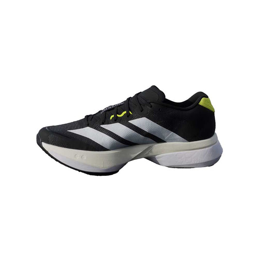 Men's Adizero Boston 13 Running Shoe - Core Black/Footwear White/Solar Yellow - Regular (D)