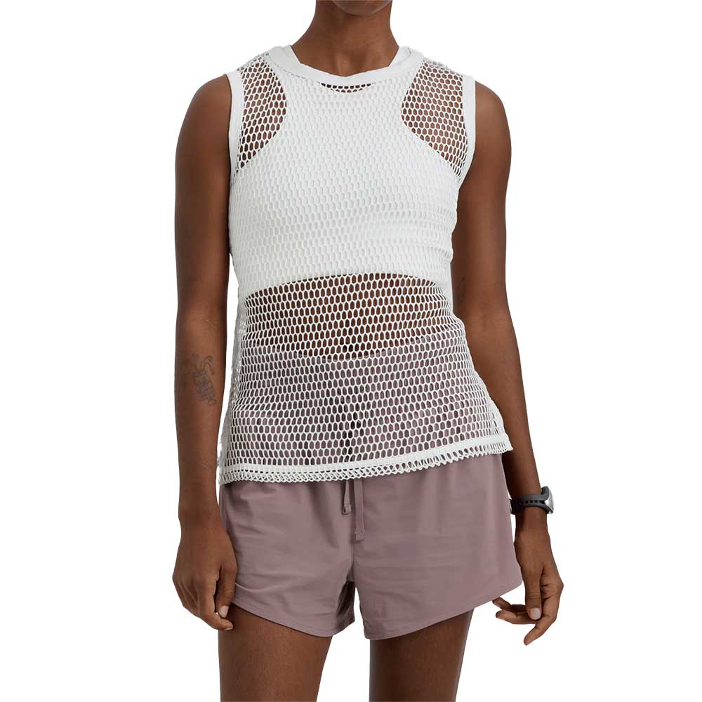 Women's Mesh Singlet - Salt
