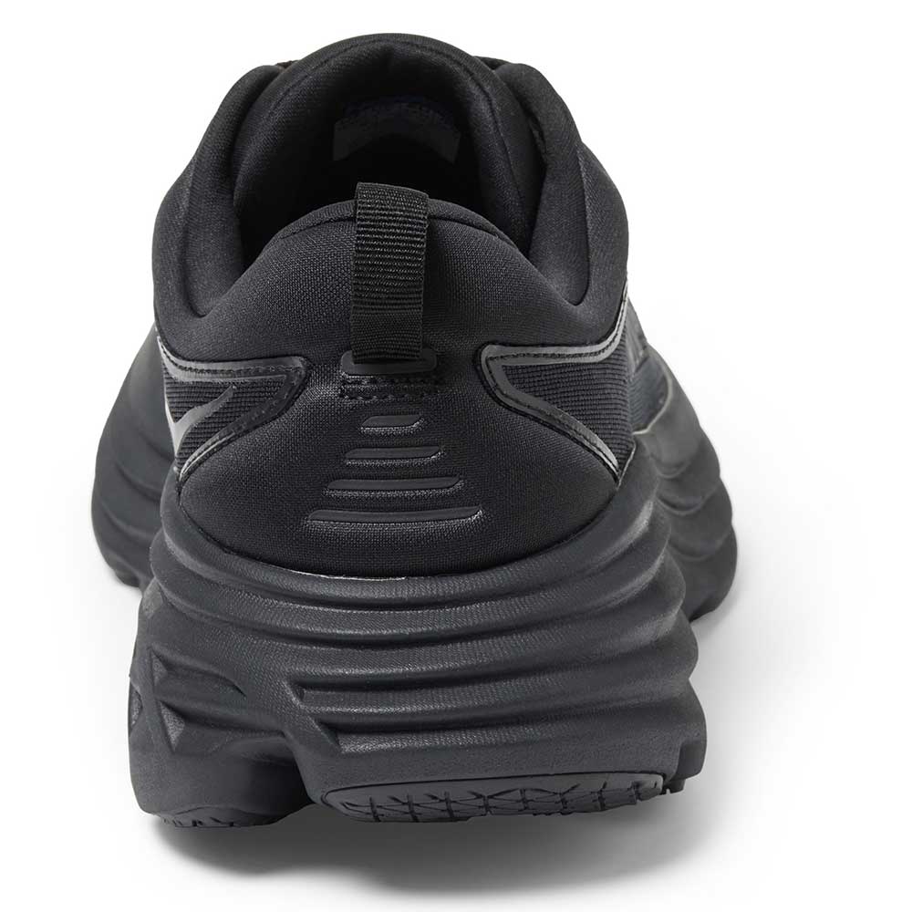 Men's Bondi 8 Running Shoe - Black/Black - Extra Wide (4E)