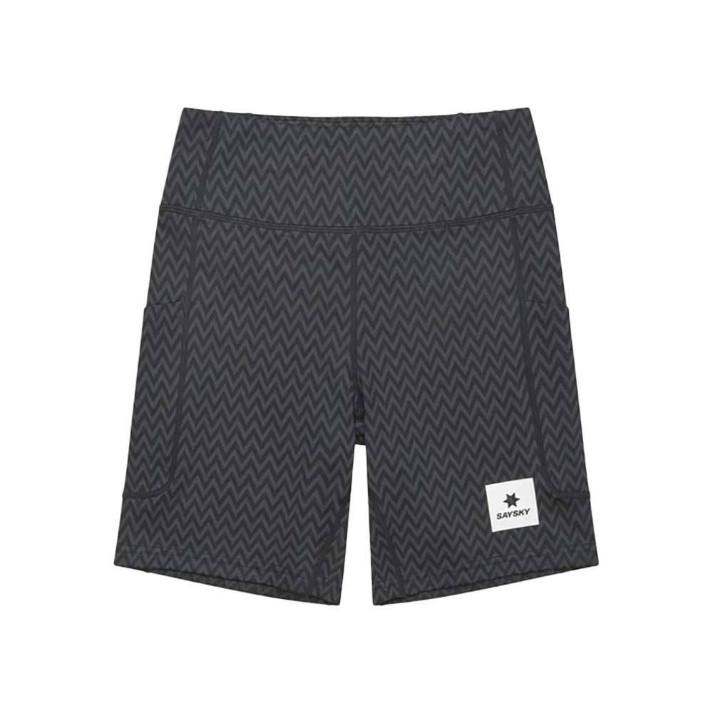 Women's Zig Zag Combat+ Short Tights 7" - Black