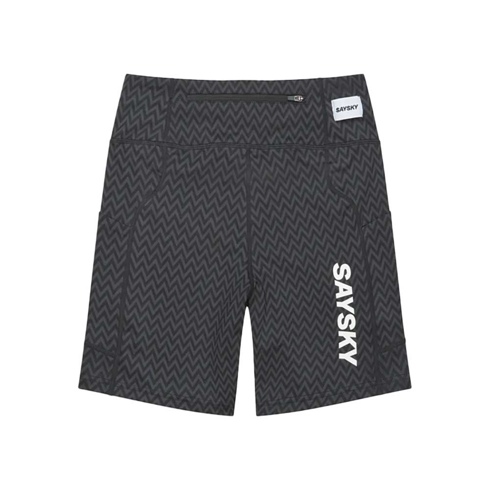 Women's Zig Zag Combat+ Short Tights 7" - Black