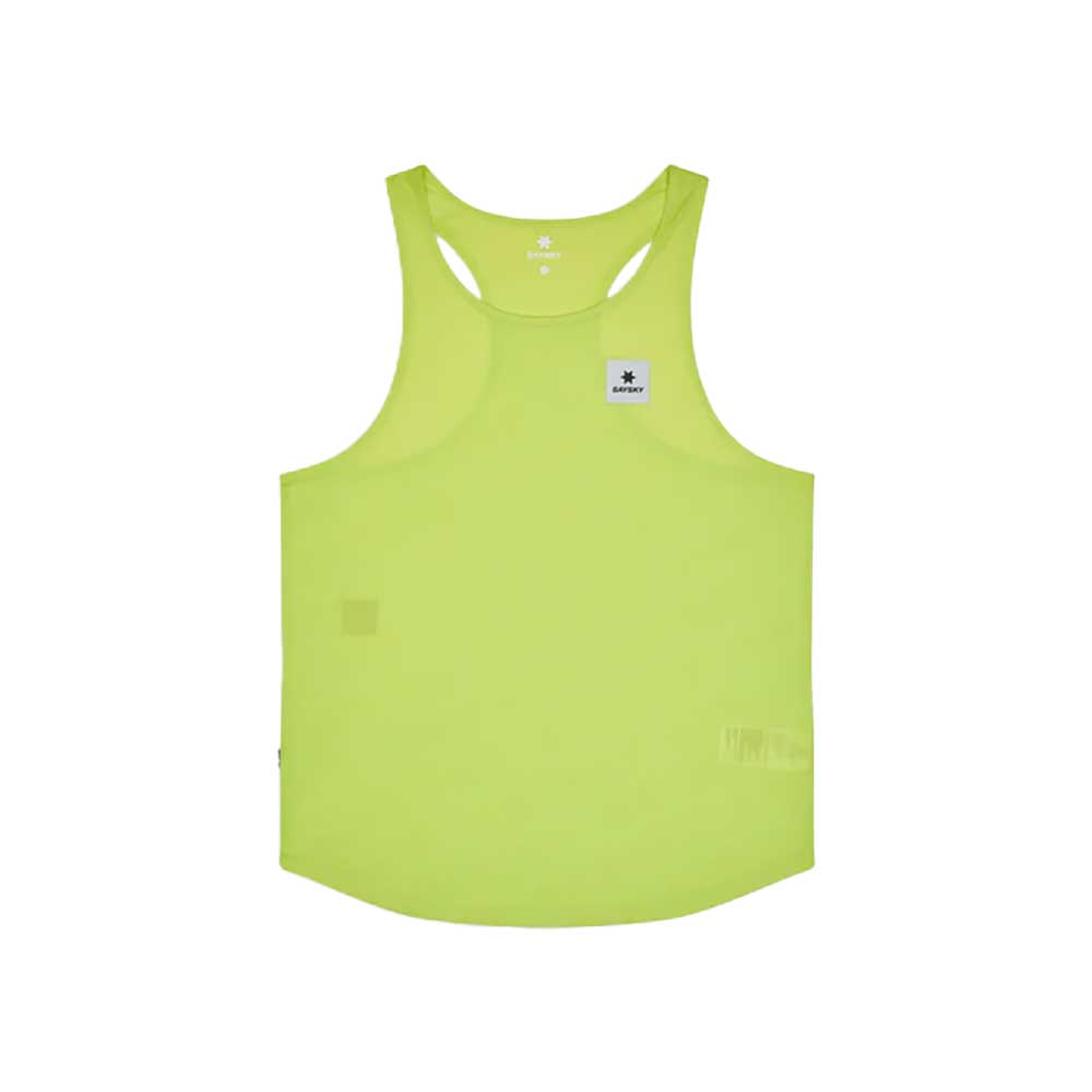 Men's Reactive Flow Singlet - Yellow Logo