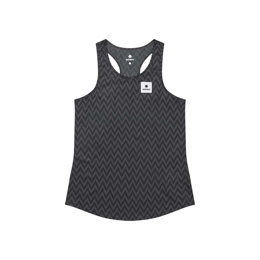 Women's Zig Zag Combat Singlet - Black
