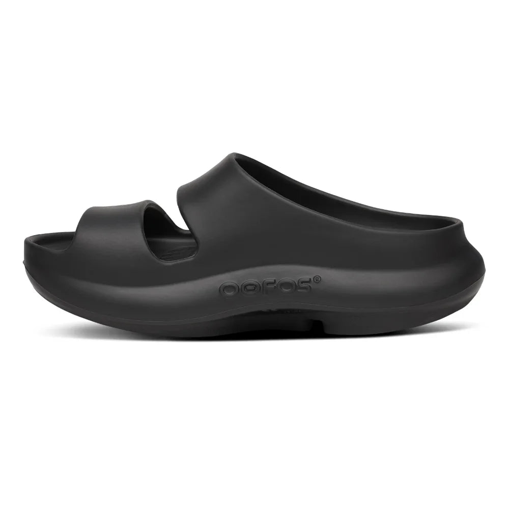 靴 OOFOS OOyea-Black OOFOS OOYEA - BLACK – Kaufman Shoes