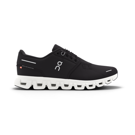 Women's Cloud 6 Running Shoe - Black/White - Regular (B)