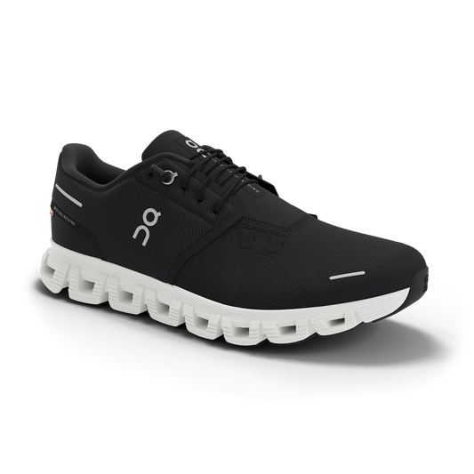 Women's Cloud 6 Running Shoe - Black/White - Regular (B)