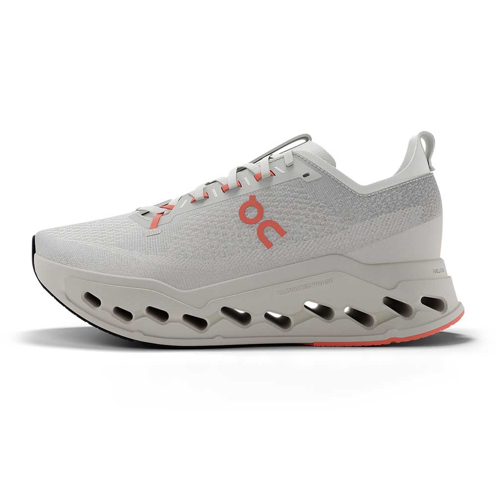 Women's Cloudsurfer Max Running Shoe - Ivory/Salmon - Regular (B)