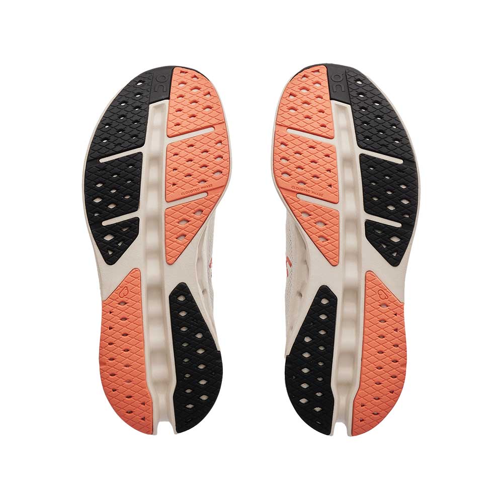 Women's Cloudsurfer Max Running Shoe - Ivory/Salmon - Regular (B)