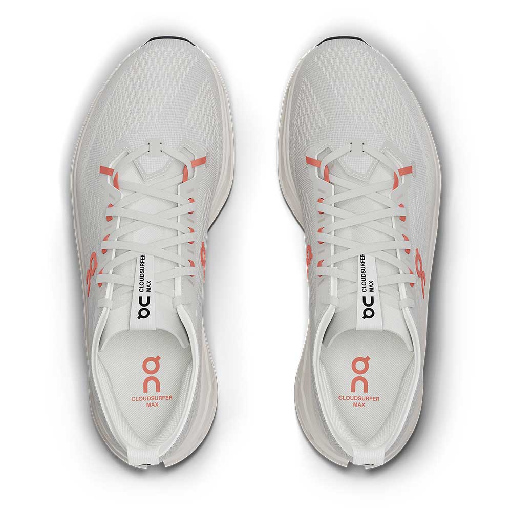 Women's Cloudsurfer Max Running Shoe - Ivory/Salmon - Regular (B)