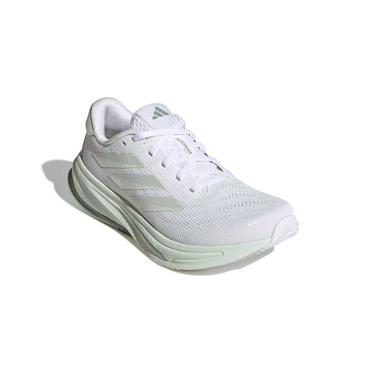 Women's Supernova Rise 2 Running Shoe - Wonder White/Crystal Jade/Silver Green - Regular (B)