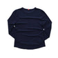 Women's Long Sleeve Rib Tee - Navy