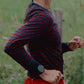 Women's Brighton Base Layer - Navy/Racing Red Stripe