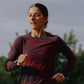 Women's Brighton Base Layer - Navy/Racing Red Stripe