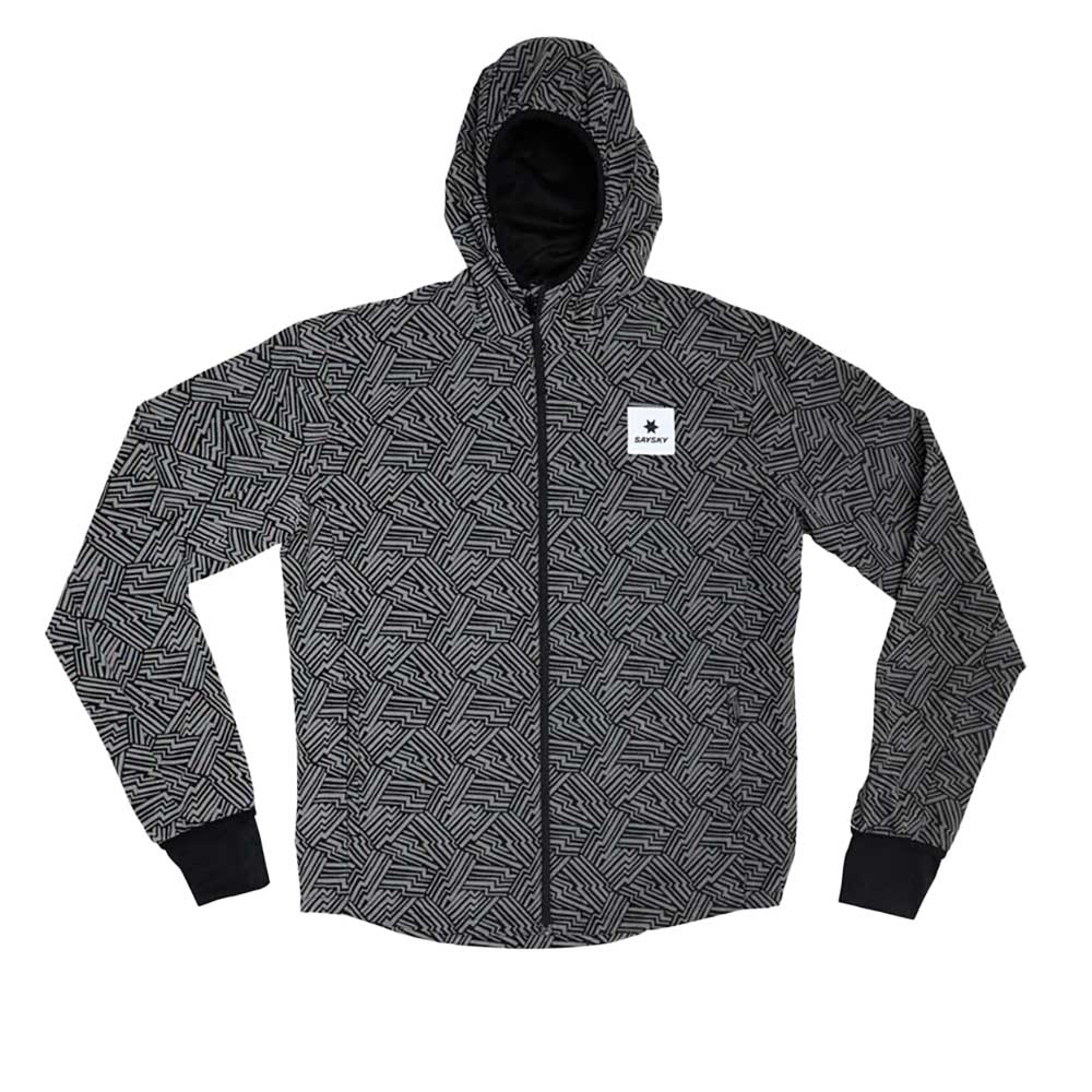 Men's Reflective Blaze Jacket - Black AOP