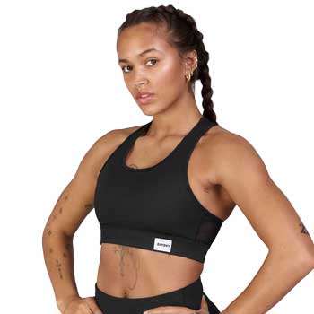 Women's Combat Sports Bra - Black