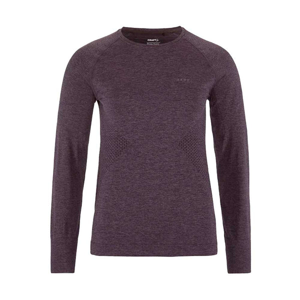 Women's Core Dry Active Comfort Long Sleeve - Dk Plum