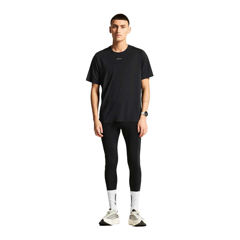 Men's Pro Trail Short Sleeve Shirt Tee 2 - Black