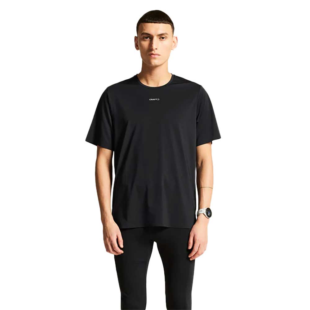 Men's Pro Trail Short Sleeve Shirt Tee 2 - Black
