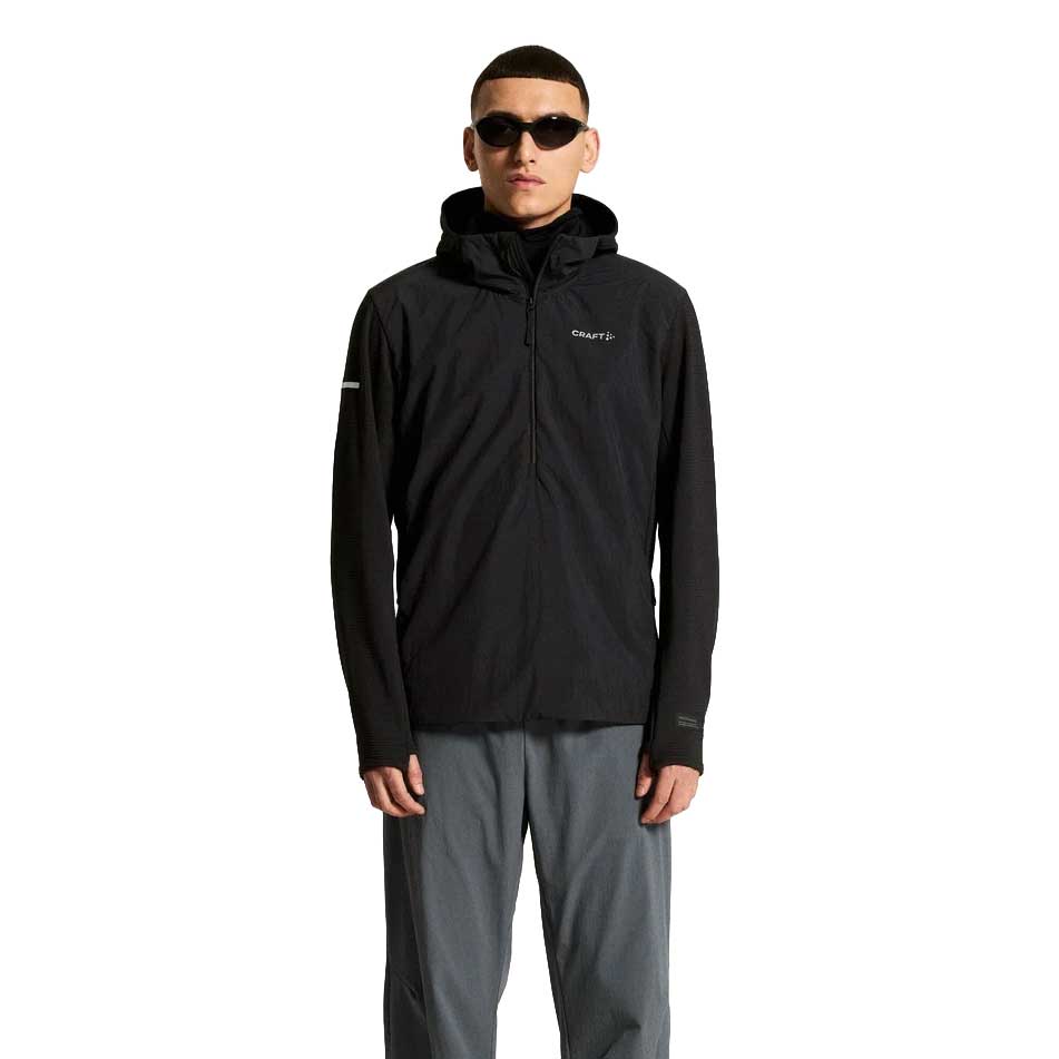 Men's SubZ Light Hood Sweater - Black