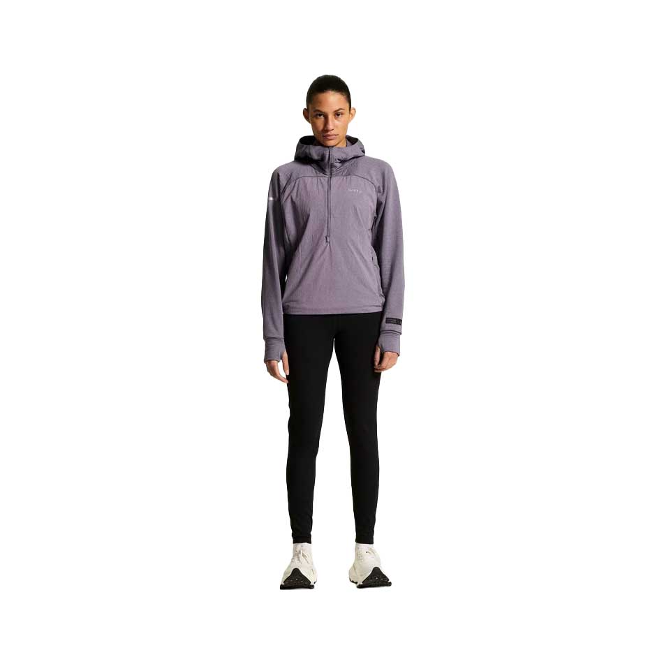 Women's SubZ Light Hood Sweater - Cadet