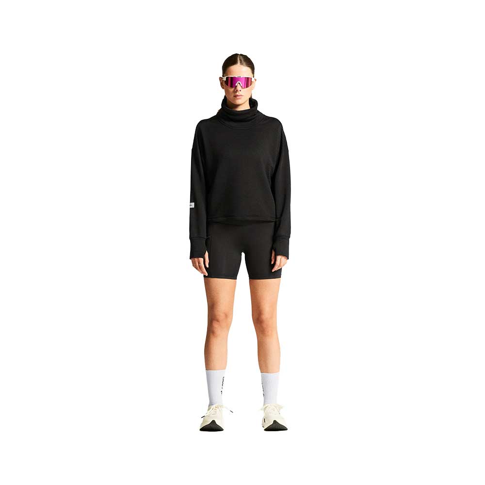 Women's Subz Funnelneck Jersery - Black