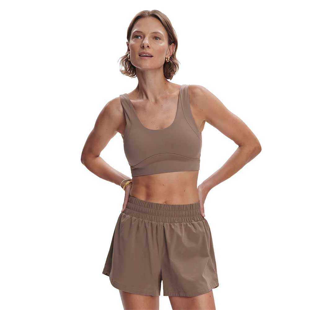 Women's Kallin Running Short 3" - Deep Taupe