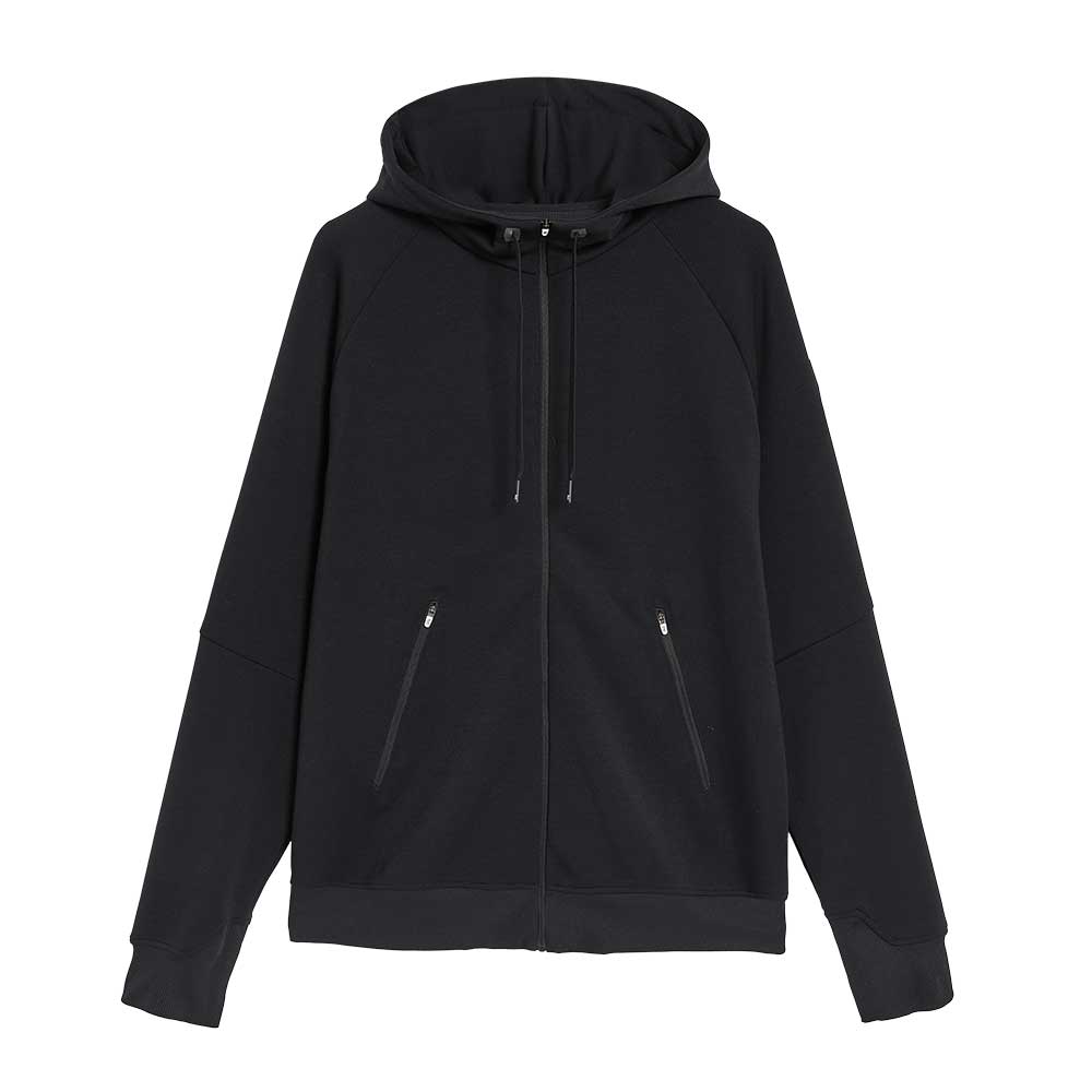 Men's Zippered Hoodie 2025 - Black